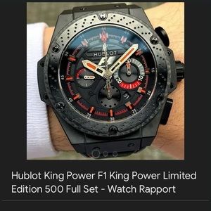 Hublot King Power Watch F1 limited edition